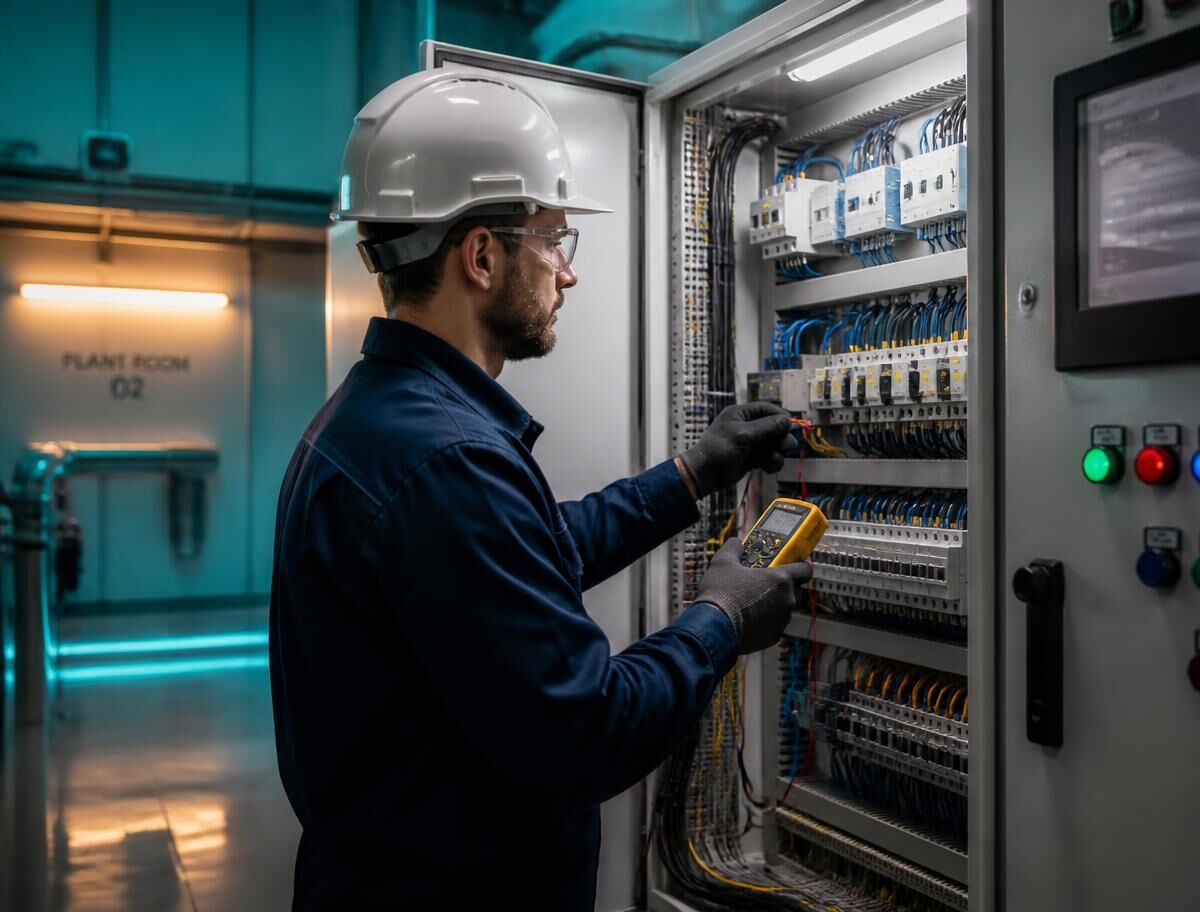 Electrical control panel commissioning